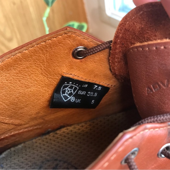 Ariat Heritage Lacer Kiltie Brown Leather Boot - Picture 6 of 9